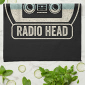 Retro  radiokop theedoek (Gevouwen)