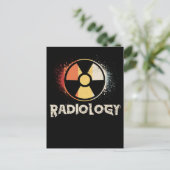Retro Radiology Symbol Xray Radiologist Briefkaart (Staand voorkant)