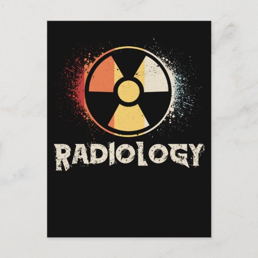 Retro Radiology Symbol Xray Radiologist Briefkaart (Voorkant)