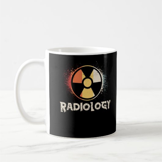 Retro Radiology Symbol Xray Radiologist Koffiemok (Links)