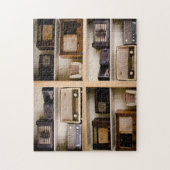  RETRO RADIOS JIGSAW PUZZZLE LEGPUZZEL (Verticaal)
