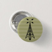 Retro-radiotoren Ronde Button 3,2 Cm (Voorkant /achterkant)