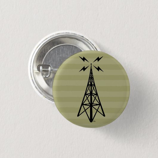 Retro-radiotoren Ronde Button 3,2 Cm (Voorkant /achterkant)