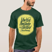 Retro Railroad New York New Haven en Hartford T-shirt (Voorkant)