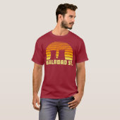Retro Railroad St. T-shirt (Voorkant volledig)
