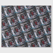 Retro Rain Painting by Alfred Fox Cadeaupapier (Vlak)