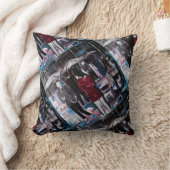 Retro Rain Painting by Alfred Fox Kussen (Deken)