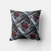 Retro Rain Painting by Alfred Fox Kussen (Achterkant)