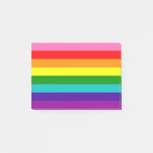 Retro Rainbow 8 Pride Post-it® Notes (Voorkant)