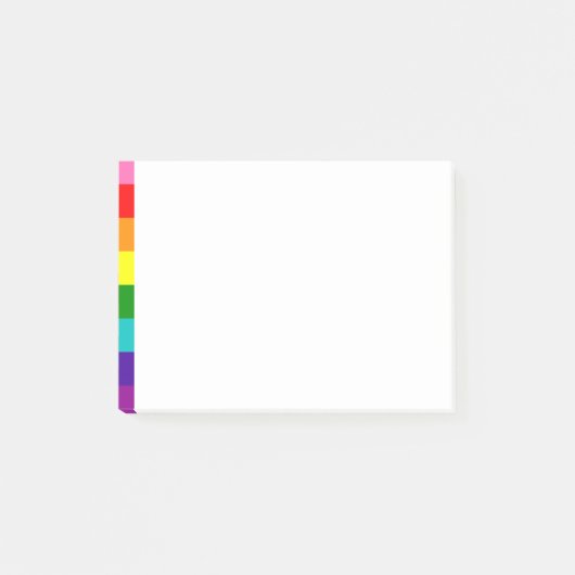 Retro Rainbow 8 Pride Post-it Notes (Voorkant)