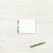 Retro Rainbow 8 Pride Post-it Notes (Op bureau)