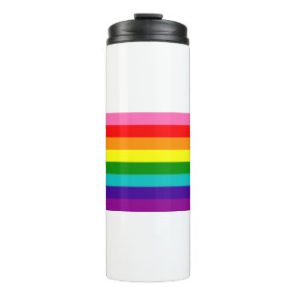 Retro Rainbow 8 Pride Thermosbeker