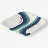 Retro Rainbow Arch Afstudeerfeest Papieren Bordje (Gebogen)