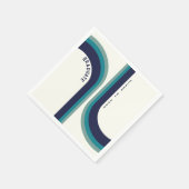 Retro Rainbow Arch Afstudeerfeest Servet (Hoek)