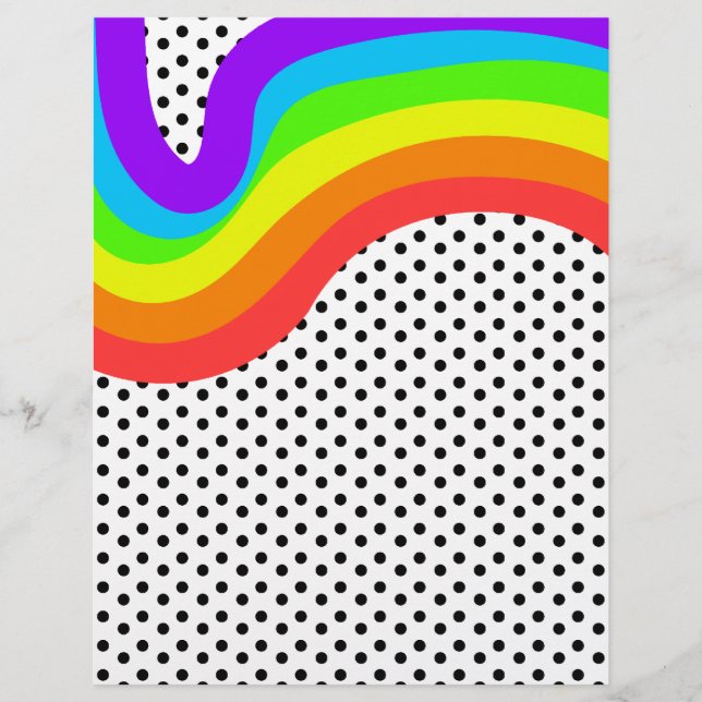 Retro Rainbow AWARD WINNER Letterhead (Voorkant)