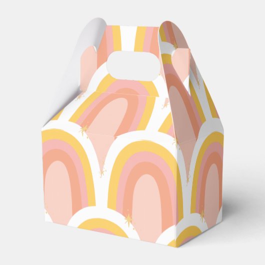 Retro Rainbow Bedankdoosjes (Achterkant)