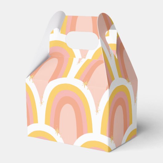Retro Rainbow Bedankdoosjes (Voorkant Zijde)