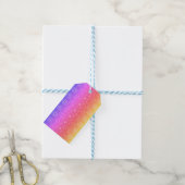 Retro Rainbow Cadeaulabel (Met Touw)