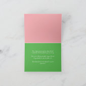 Retro Rainbow Chicks Fun Party Custom Note Kaart (Binnen)