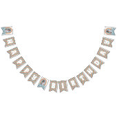 Retro Rainbow & Daisies Birthday Bunting Banner (Alle)