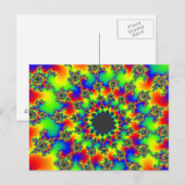 Retro Rainbow Eye Briefkaart (Voorkant / Achterkant)