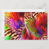 Retro Rainbow Feather Color Swatch Blocks Briefpapier (Voorkant)