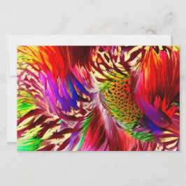 Retro Rainbow Feather Color Swatch Blocks Briefpapier