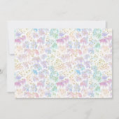 Retro Rainbow FIVE is a Vibe Groovy 5th Birthday Kaart (Achterkant)