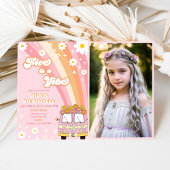 Retro Rainbow Five is een Vibe Groovy 5e verjaarda Kaart