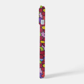 Retro Rainbow Flower Pattern iPhone 15 Case (Linkerkant)