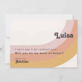 Retro Rainbow | Foto gemaakt door de Kaart van het (Achterkant)