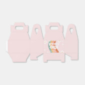 Retro Rainbow Groovy One Daisy Bedankdoosjes (Uitgevouwen)