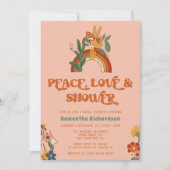 Retro Rainbow Groovy-Vrijgezellenfeest Kaart (Voorkant)