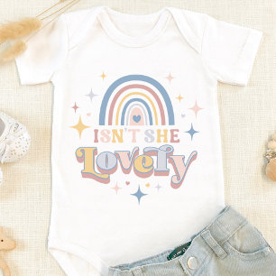 Retro Rainbow is niet zo'n mooi Kleurbewerkbaar me Romper