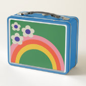 Retro Rainbow Lunchbox (Achterkant)