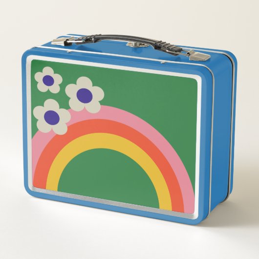 Retro Rainbow Lunchbox (Achterkant)