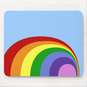 Retro Rainbow Mousepad Muismat