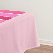 Retro Rainbow Preppy roze en rode Arch Tafelkleed (Voorbeeld)