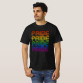 Retro Rainbow Pride T-shirt (Voorkant volledig)
