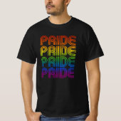 Retro Rainbow Pride T-shirt (Voorkant)