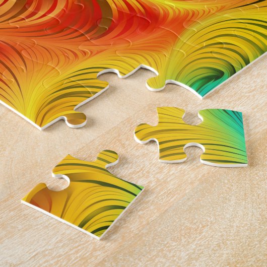 Retro Rainbow Puzzel (Zijkant)