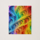 Retro Rainbow Puzzel Legpuzzel (Verticaal)