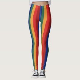 Retro Rainbow Regenbogen Regenbogenfarben Leggings