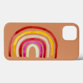 Retro Rainbow schattige waterverf Case-Mate iPhone Case (Achterkant (horizontaal))