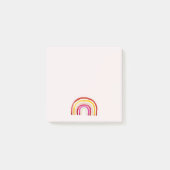 Retro Rainbow schattige waterverf Post-it® Notes (Voorkant)