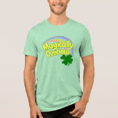 Retro Rainbow Shamrock Tri-Blend Shirt (Voorkant)