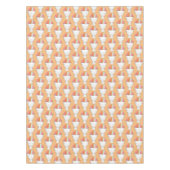 Retro Rainbow Sherbet Ice Cream Dessert Pastel Tafelkleed (Voorkant)