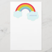 Retro Rainbow - Speciaal ontwerp voor kinderen Briefpapier (Voorkant)
