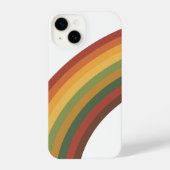 Retro Rainbow Stripes iPhone Hoesje (Achterkant)