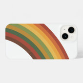 Retro Rainbow Stripes iPhone Hoesje (Achterkant horizontaal)